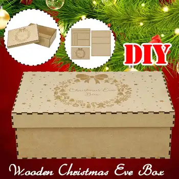 Wooden Engraved Personalised Christmas Eve Xmas Box Gift Memory Wreath Box Christmas gift storage box Jewelry cosmetic organizer
Wooden Engraved Personalised Christmas Eve Xmas Box Gift Memory Wreath Box Christmas gift storage box Jewelry cosmetic organizer