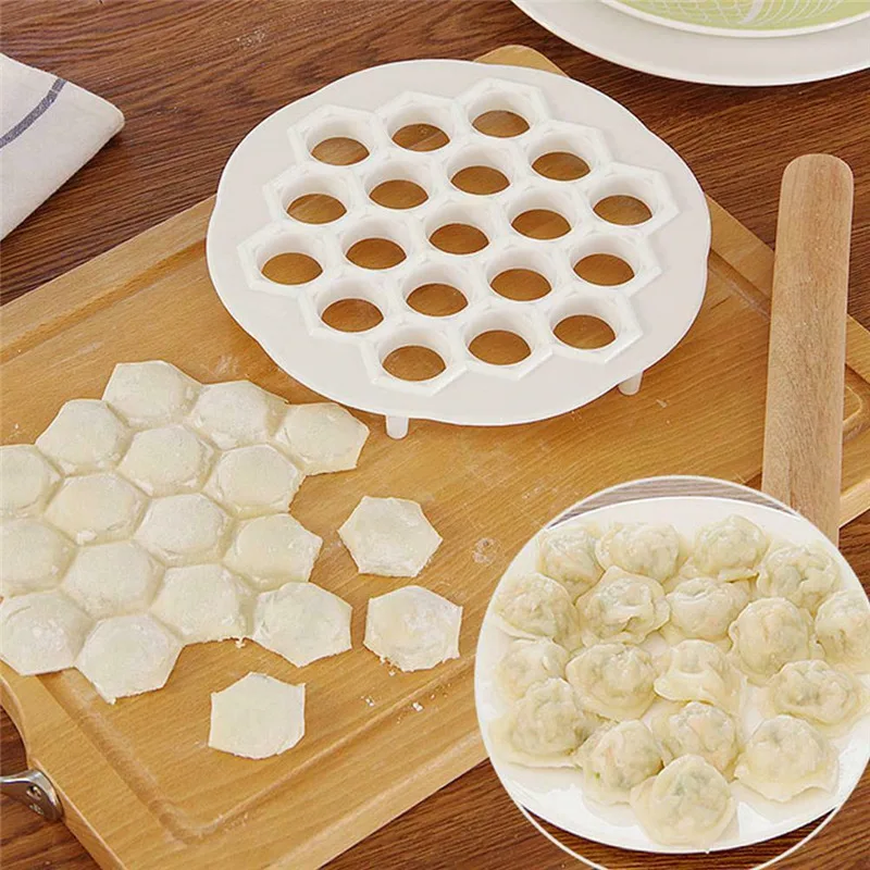 Practical Convenient 19 Holes Ravioli Dumpling Maker Mold Dough Press Cutter Cooking Tool DIY Dumpling Maker Mold
Practical Convenient 19 Holes Ravioli Dumpling Maker Mold Dough Press Cutter Cooking Tool DIY Dumpling Maker Mold