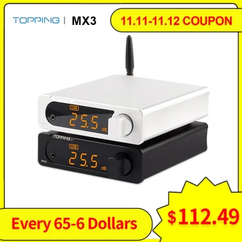TOPPING MX3 headphone amplifier dac bluetooth audio dac Digital USB Coaxial input Decoder Headphone Amplifiers amp
TOPPING MX3 headphone amplifier dac bluetooth audio dac Digital USB Coaxial input Decoder Headphone Amplifiers amp