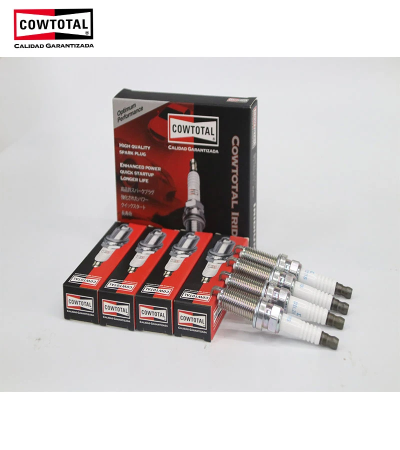 

COWTOTAL Car Spark Plugs Replacing 4PCS Double Iridium Power DILZKAR7C11S/90137 For Honda Binzhi/Ge Rui/XR-V/New Fit 1.5L