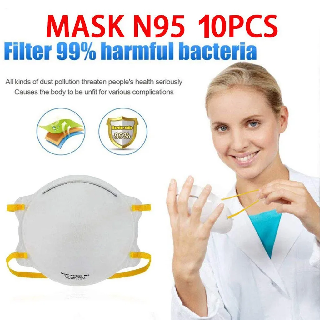 10PC Mask 99% Filtration Cotton Mouth Mask Anti Bacterial Dust Protection 3 Filters against Droplet Mask ##0
10PC Mask 99% Filtration Cotton Mouth Mask Anti Bacterial Dust Protection 3 Filters against Droplet Mask ##0