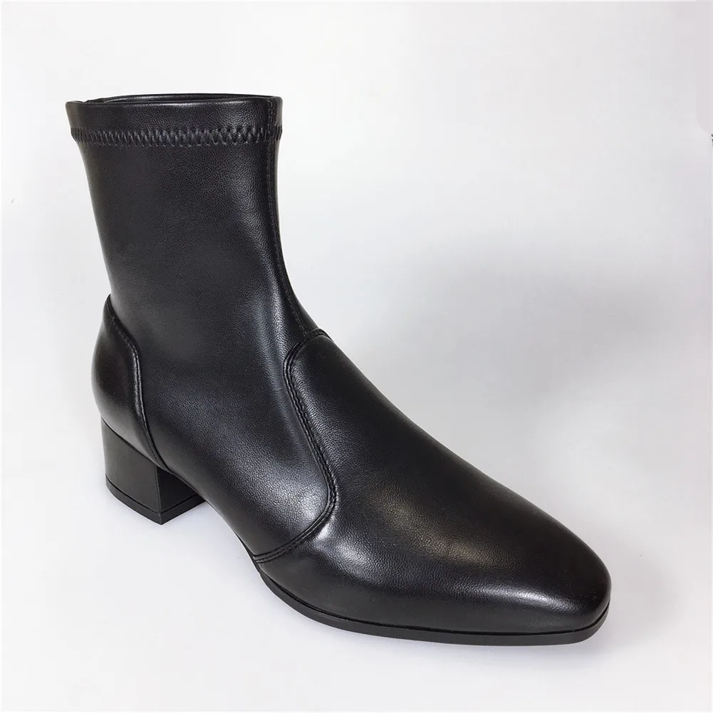 SARAIRIS 2020 High Quality Square Toe Sock Shoes Women Boots Square Heels Slip On Elegant Lady Ankle Boots Shoes Woman
SARAIRIS 2020 High Quality Square Toe Sock Shoes Women Boots Square Heels Slip On Elegant Lady Ankle Boots Shoes Woman