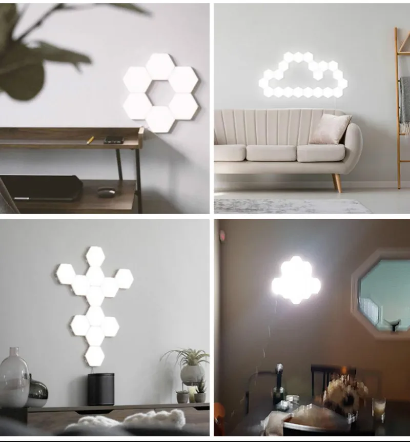 2020 Tiktok LED Night Light Lamp Modular Touch Sensitive Lighting Hexagonal Magnetic Assembly Lamps Creative Decor Wall Lampara
2020 Tiktok LED Night Light Lamp Modular Touch Sensitive Lighting Hexagonal Magnetic Assembly Lamps Creative Decor Wall Lampara