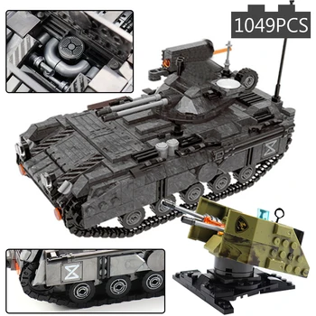 Inventory Clearance 1049PCS Armored Vehicle Truck Compatible Military WW2 Tank Model Army Soldier Bricks Toys For Kid Boy
Inventory Clearance 1049PCS Armored Vehicle Truck Compatible Military WW2 Tank Model Army Soldier Bricks Toys For Kid Boy