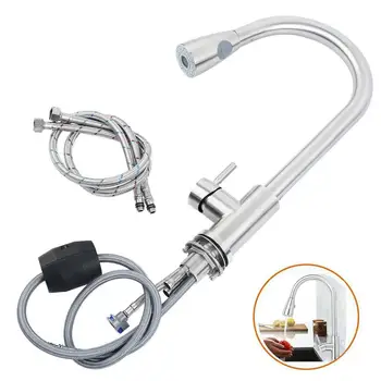 Yonntech Kitchen Flexible Faucet Stainless Steel 360 Degree Rotating Pull Down Sprayer Hot & Cold Water Pipe (Ship from UK)
Yonntech Kitchen Flexible Faucet Stainless Steel 360 Degree Rotating Pull Down Sprayer Hot & Cold Water Pipe (Ship from UK)