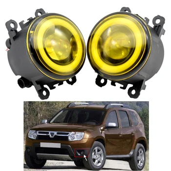 1pair Car Styling LED Fog Light +Angel eye For Renault TWINGO GRAND SCENIC MASTER TRAFIC LOGAN Laguna DUSTER Kangoo LATITUDE
1pair Car Styling LED Fog Light +Angel eye For Renault TWINGO GRAND SCENIC MASTER TRAFIC LOGAN Laguna DUSTER Kangoo LATITUDE