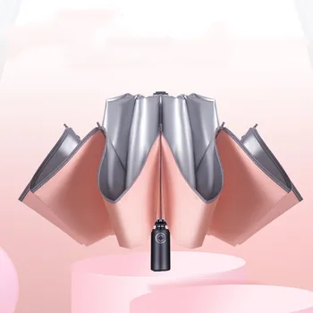 Sunscreen Automatic Reverse Folding Rain Umbrella Female Rain and Rain Dual-Purpose Sun Umbrella Sunshade
Sunscreen Automatic Reverse Folding Rain Umbrella Female Rain and Rain Dual-Purpose Sun Umbrella Sunshade