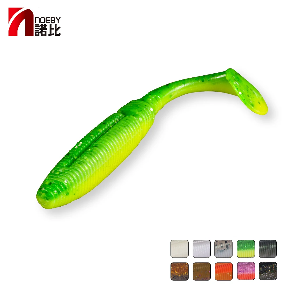 NOEBY SW5019S Fishing Lure Soft Silicone Wobblers T Tail Artificial Bait PVC Plastic 
NOEBY SW5019S Fishing Lure Soft Silicone Wobblers T Tail Artificial Bait PVC Plastic