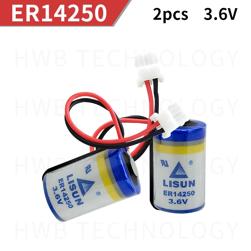 2pcs LISUN LISUN 1 / 2AA ER14250 3.6V lithium battery with plug Delta PLC program disposable batteries
2pcs LISUN LISUN 1 / 2AA ER14250 3.6V lithium battery with plug Delta PLC program disposable batteries