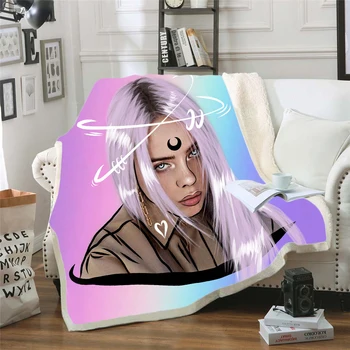 Billie Eilish Singer Girl 3D Print Throw Plush Sherpa Blanket Thin Quilt Sofa Chair Bedding Supply Adults Kids 12
Billie Eilish Singer Girl 3D Print Throw Plush Sherpa Blanket Thin Quilt Sofa Chair Bedding Supply Adults Kids 12