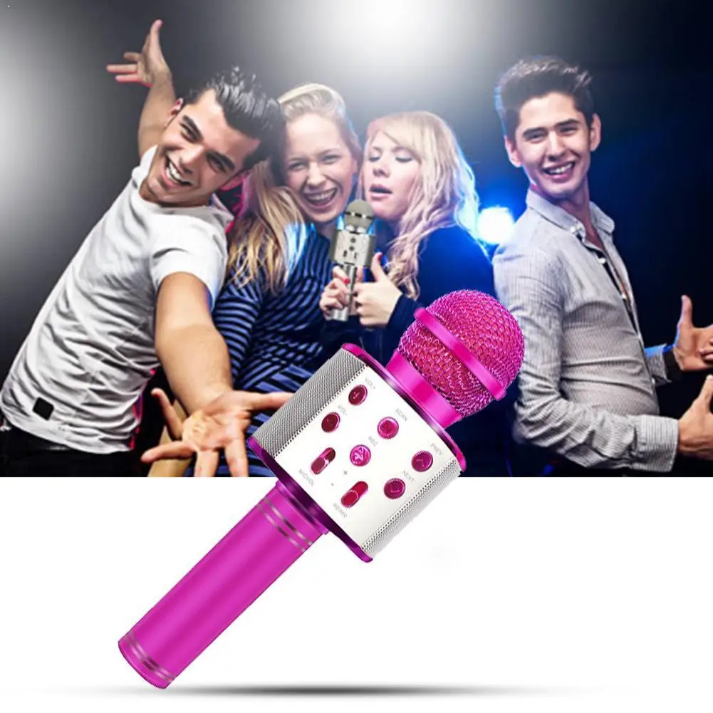 Bluetooth Karaoke Microphone Wireless Microphone Professiona Microfone Player Mic Handheld Speaker Recorder Singing E6T0
Bluetooth Karaoke Microphone Wireless Microphone Professiona Microfone Player Mic Handheld Speaker Recorder Singing E6T0