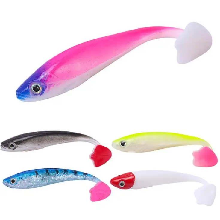 señuelos de pesca 12colors fishing lure 9.5cm / 5g T tail simulation fake bait sea fishing 3D fisheye soft lure isca artificial
señuelos de pesca 12colors fishing lure 9.5cm / 5g T tail simulation fake bait sea fishing 3D fisheye soft lure isca artificial