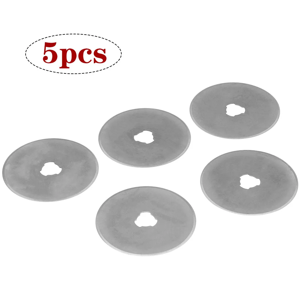 New 5PCS 45mm Steel Rotary Cutter Leather Cutting Tool Circular Blade DIY Patchwork Sewing Quilting Fabric Circular Quilter
New 5PCS 45mm Steel Rotary Cutter Leather Cutting Tool Circular Blade DIY Patchwork Sewing Quilting Fabric Circular Quilter