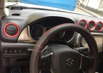 Yimaautotrims 5 Pcs Metal Interior Kit For Suzuki Vitara 2015 - 2020 Dashboard Air Conditioning AC Outlet Vent Ring Cover Trim
Yimaautotrims 5 Pcs Metal Interior Kit For Suzuki Vitara 2015 - 2020 Dashboard Air Conditioning AC Outlet Vent Ring Cover Trim