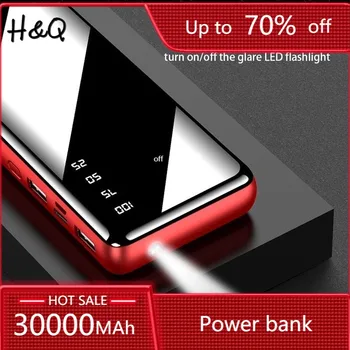 30000 MAh Power Bank Portable Large Capacity Full Mirror LCD Digital Display LED Lighting Outdoor Travel Charger Phone Battery
30000 MAh Power Bank Portable Large Capacity Full Mirror LCD Digital Display LED Lighting Outdoor Travel Charger Phone Battery