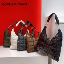 Designer Handbag Winter Padded Wrist Bag Cotton Space Bags for Women Luxury Down Shoulder Bag Ladies Quilting Tote Hobo Shopper
Designer Handbag Winter Padded Wrist Bag Cotton Space Bags for Women Luxury Down Shoulder Bag Ladies Quilting Tote Hobo Shopper