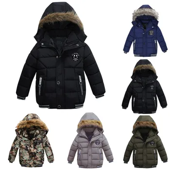 Fashion Kids Coat Boys Girls Thick Coat Padded Winter Jacket Clothes Hooded Cotton Baby Boys kids jacket & manteau fille 
Fashion Kids Coat Boys Girls Thick Coat Padded Winter Jacket Clothes Hooded Cotton Baby Boys kids jacket & manteau fille