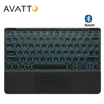 AVATTO Newest 12.9 inch Ultra-thin Backlit Bluetooth Tablet Keyboard with Touchpad, Backlight for iOS, Android, Windows Tablet
AVATTO Newest 12.9 inch Ultra-thin Backlit Bluetooth Tablet Keyboard with Touchpad, Backlight for iOS, Android, Windows Tablet
