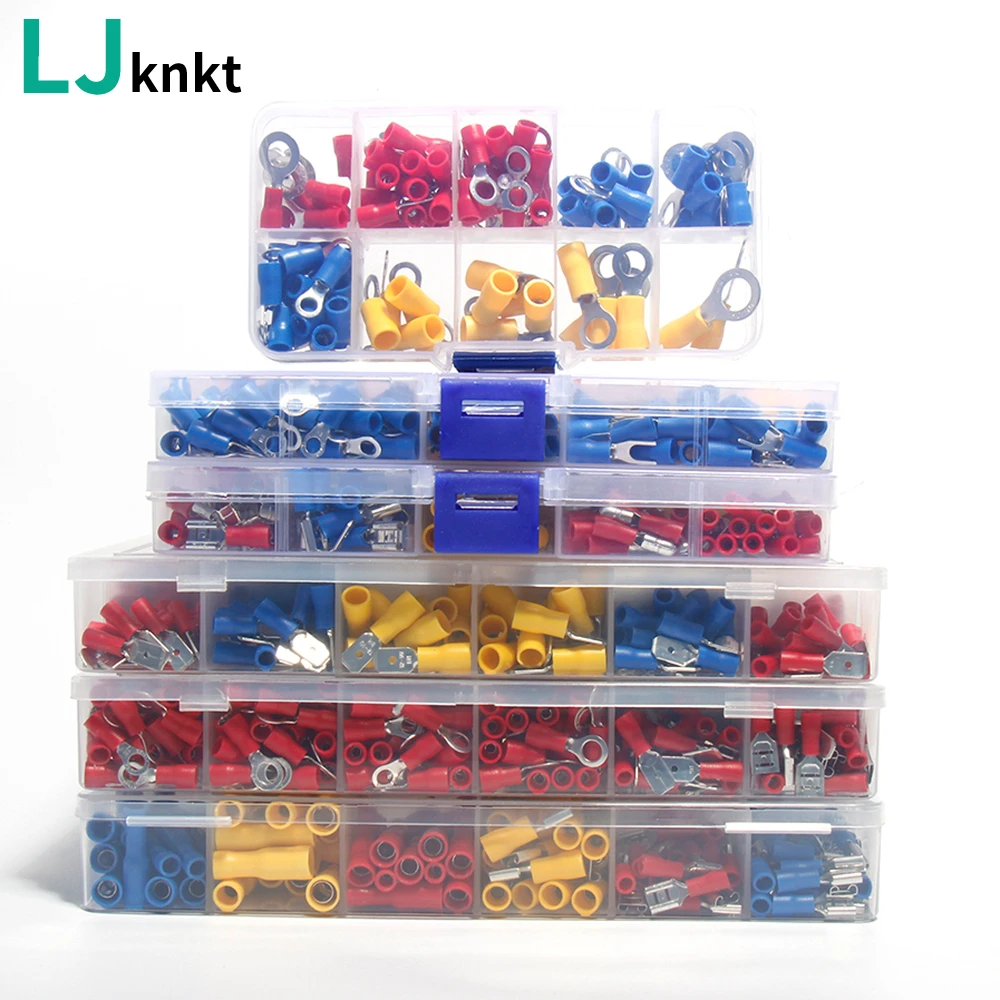 Assorted Insulated Fork U-type Set Terminals Connectors Kit Electrical Crimp Spade Ring Mixed Lug Cable wire car accessories
Assorted Insulated Fork U-type Set Terminals Connectors Kit Electrical Crimp Spade Ring Mixed Lug Cable wire car accessories