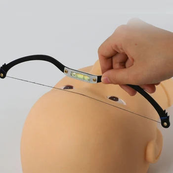 Home Salon Permanent Makeup Practice Positioning Measuring Marker Pre-inked With Thread String Ruler Eyebrow Mapping Tool Level
Home Salon Permanent Makeup Practice Positioning Measuring Marker Pre-inked With Thread String Ruler Eyebrow Mapping Tool Level