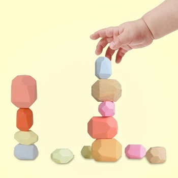 Educational Toy Rainbow Wooden Stone Building Toys For Baby Creative Nordic Style Stacking Game Stone Puzzle Toy Gifts
Educational Toy Rainbow Wooden Stone Building Toys For Baby Creative Nordic Style Stacking Game Stone Puzzle Toy Gifts