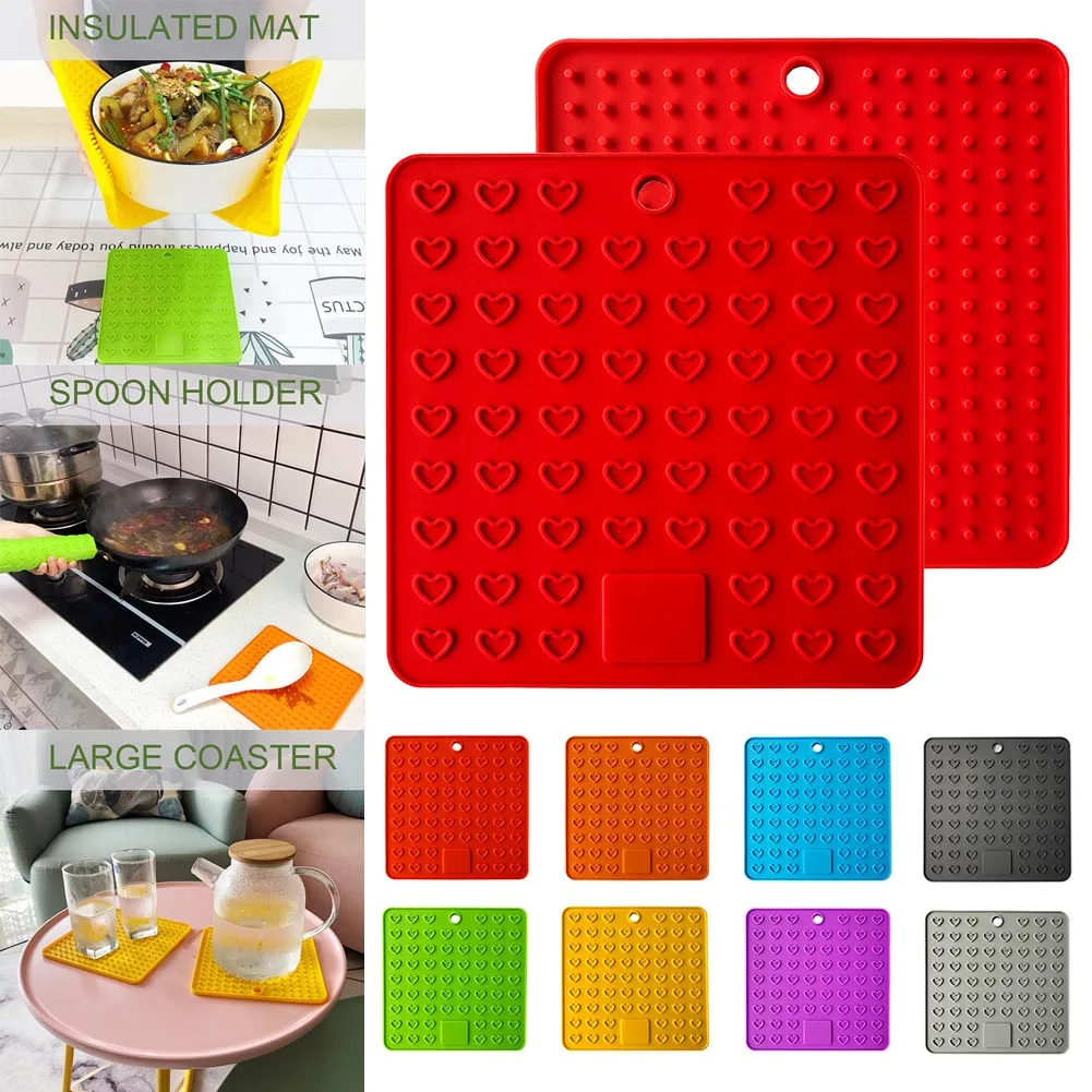 2 Pcs Heart-shaped Multi-Function Drying Drainer Mat Thick Silicone Anti-scalding Anti-fouling Pad DC120
2 Pcs Heart-shaped Multi-Function Drying Drainer Mat Thick Silicone Anti-scalding Anti-fouling Pad DC120