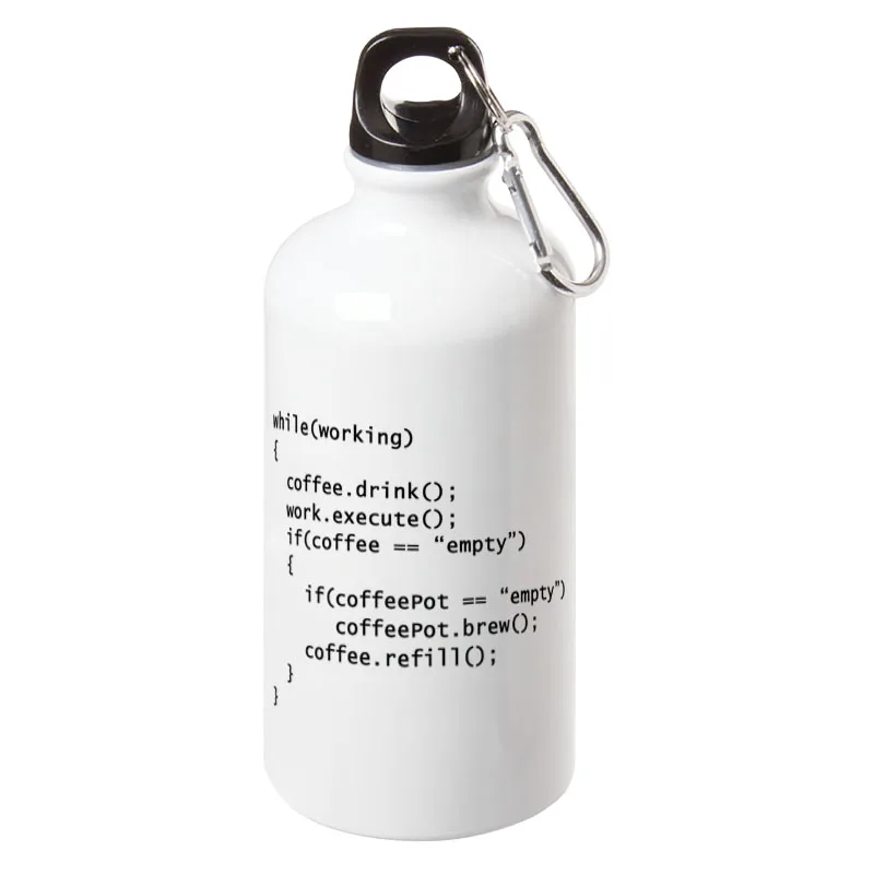 Coffee++ Program for Programmers Sport Water Bottle With Carabiner For Outdoor Camping Cycling Walking Gifts 17oz
Coffee++ Program for Programmers Sport Water Bottle With Carabiner For Outdoor Camping Cycling Walking Gifts 17oz
