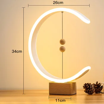 Table Light Desk Nightlight Balance Lamp Dormitory USB Charging Study Room 3000K Home LED Decorative Magnetic Suspension Modern
Table Light Desk Nightlight Balance Lamp Dormitory USB Charging Study Room 3000K Home LED Decorative Magnetic Suspension Modern