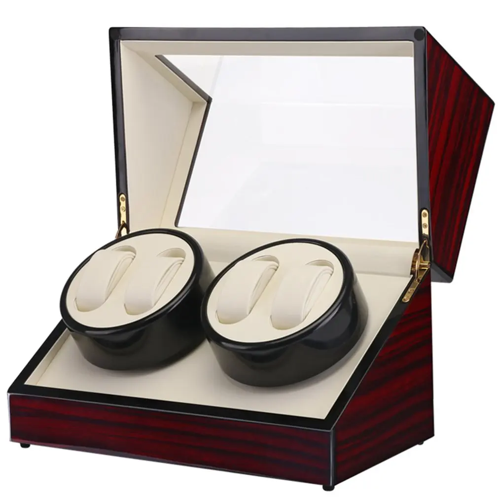 4+0 Watch Winder Box Automatic Mechanical Winding Box Motor Box Watch Display Table Watch Storage Holder Case
4+0 Watch Winder Box Automatic Mechanical Winding Box Motor Box Watch Display Table Watch Storage Holder Case