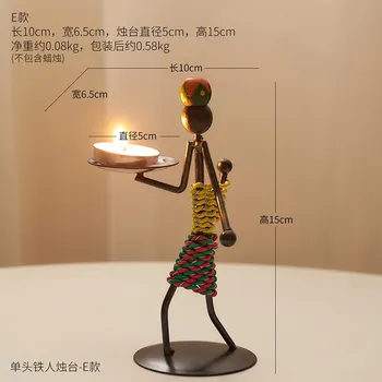 Metal Geometric Candle Holder Creative Iron Stylish Candlestick Home Ornaments Tables Retro Table Romantic Home Decor GG50zt
Metal Geometric Candle Holder Creative Iron Stylish Candlestick Home Ornaments Tables Retro Table Romantic Home Decor GG50zt