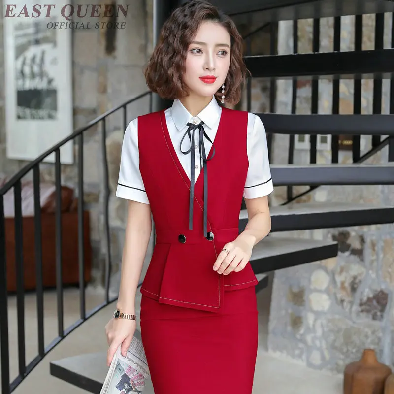 Summer Beautician Uniform Women Office Work Vest And Skirt Suits Spa Beauty Salon Uniform Hotel Housekeeping Uniforms AS013
Summer Beautician Uniform Women Office Work Vest And Skirt Suits Spa Beauty Salon Uniform Hotel Housekeeping Uniforms AS013