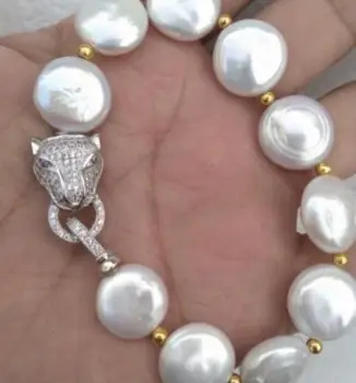 Fashion jewelry Free Shipping HOT HUGE AAA 12-13MM South Sea White Coin Pearl Bracelet 8 Inch
Fashion jewelry Free Shipping HOT HUGE AAA 12-13MM South Sea White Coin Pearl Bracelet 8 Inch