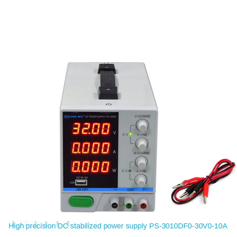 30V10A LW PS-3010DF Питание высокой точности 4 ЖК-дисплей дисплей USB зарядки Ремонт коммутации лаборатория регулируется Питание
30V10A LW PS-3010DF Питание высокой точности 4 ЖК-дисплей дисплей USB зарядки Ремонт коммутации лаборатория регулируется Питание
