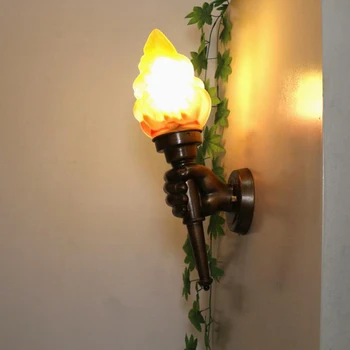 Creative torchbearer wall lamp retro art home stay torchlight bar restaurant cafe
Creative torchbearer wall lamp retro art home stay torchlight bar restaurant cafe