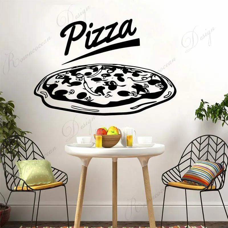 Restaurant Delicious Pizza Wall Sticker Vinyl Fast Food Shop Window Decals Removable Self Adhesive Kitchen Decor Wallpaper 4219
Restaurant Delicious Pizza Wall Sticker Vinyl Fast Food Shop Window Decals Removable Self Adhesive Kitchen Decor Wallpaper 4219