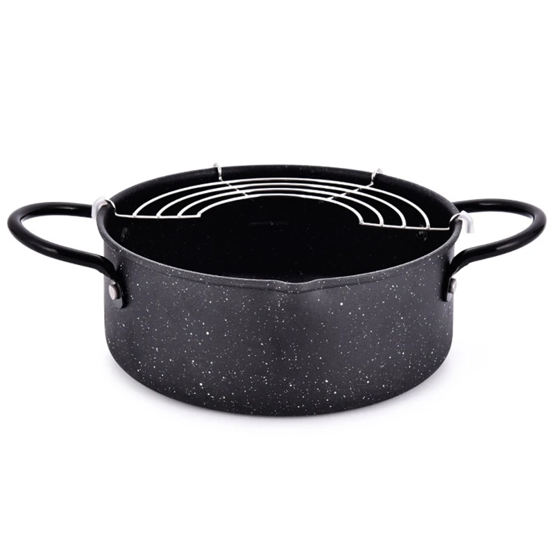 Iron Thickened Household 20Cm Tempura Fryer Cooking Tool Portable Frying Pan Kitchenware Non Stick Healthy Pot
Iron Thickened Household 20Cm Tempura Fryer Cooking Tool Portable Frying Pan Kitchenware Non Stick Healthy Pot