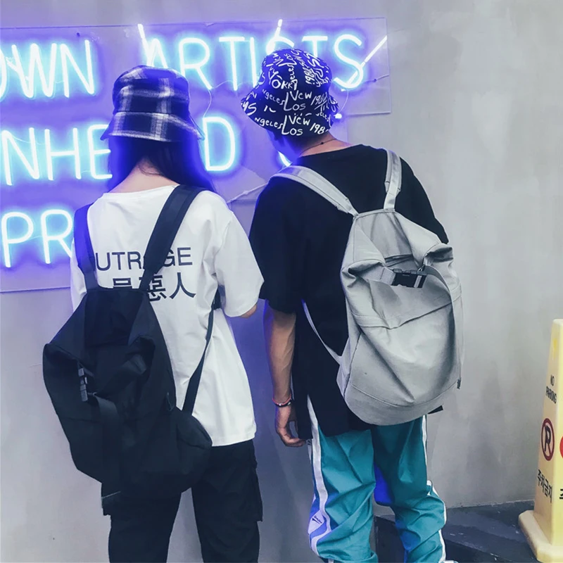 Fashion Youth Backpack Cloth Personality Men And Women Bag Light Trend Unisex Backpack Large Capacity Student Hip Hop Style Gray
Fashion Youth Backpack Cloth Personality Men And Women Bag Light Trend Unisex Backpack Large Capacity Student Hip Hop Style Gray