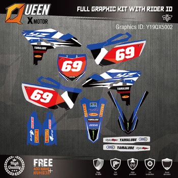 Queen-X Custom Team Graphics Backgrounds Decals 3M Stickers Kit For YAMAHA YZF250-450 2006-2009 002
Queen-X Custom Team Graphics Backgrounds Decals 3M Stickers Kit For YAMAHA YZF250-450 2006-2009 002