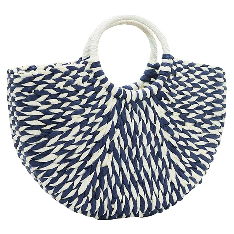 Women'S Rattan Handbag Summer Beach Wattled Top Handle Bag Handwoven Tote Bag Shopper Basket
Women'S Rattan Handbag Summer Beach Wattled Top Handle Bag Handwoven Tote Bag Shopper Basket