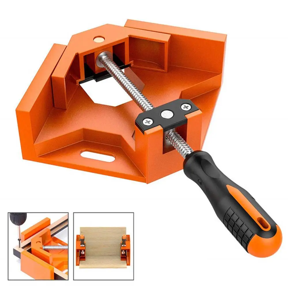 90 Degree Corner Clamp Right Angle Clip Plastic Single Hanle Double Handle Clamps for Woodworking Clamping Tools Welding Drillin
90 Degree Corner Clamp Right Angle Clip Plastic Single Hanle Double Handle Clamps for Woodworking Clamping Tools Welding Drillin