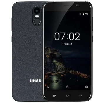 

UHANS A6 Smartphone 2GB RAM 16GB ROM 5.5" MTK6580 Quad Core Android 7.0 8.0MP 4150mAh Fingerprint Dual SIM GPS Mobile Phone