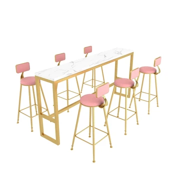 Nordic Marble Simple Bar Table And Chair Iron Art Wall High Foot Table Bar Home Net Black Milk Tea Shop Table And Chair
Nordic Marble Simple Bar Table And Chair Iron Art Wall High Foot Table Bar Home Net Black Milk Tea Shop Table And Chair