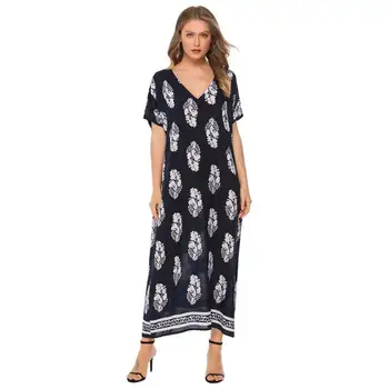 Printed Women Maxi Dress Spring Summer Casual Vestidos Bohemian Style Beach robe Female eid ramadan abaya VKDR1859
Printed Women Maxi Dress Spring Summer Casual Vestidos Bohemian Style Beach robe Female eid ramadan abaya VKDR1859
