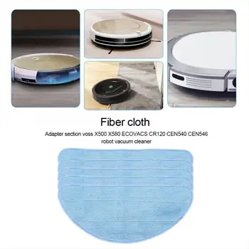 5Pcs Mop Cloth Fiber Cloth Replacement Fit for ECOVACS Sweeping Robot X500 X580 CR120 CEN540 CEN546
5Pcs Mop Cloth Fiber Cloth Replacement Fit for ECOVACS Sweeping Robot X500 X580 CR120 CEN540 CEN546