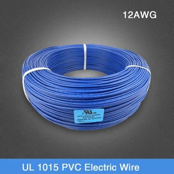 10m UL1015 12 AWG Hook-UP PVC Wire 105℃ 600V Cord DIY Tinned Copper Electrical Wire Cable Red/Black/Blue/Yellow/Green UL 
10m UL1015 12 AWG Hook-UP PVC Wire 105℃ 600V Cord DIY Tinned Copper Electrical Wire Cable Red/Black/Blue/Yellow/Green UL