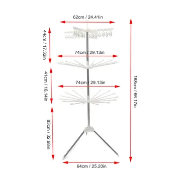 New 3 Tiers Foldable Cloth Drying Rack Stainless Steel Towel Hanger Indoor Clothes Coat Organizer Clothes Tripod Drying Rack
New 3 Tiers Foldable Cloth Drying Rack Stainless Steel Towel Hanger Indoor Clothes Coat Organizer Clothes Tripod Drying Rack