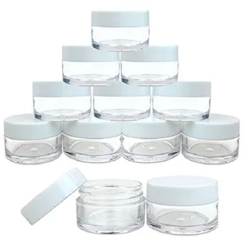 50pcs 2g/3g/5g/10g/15g/20g Plastic Clear Cosmetic Jars Container White lid Lotion Bottle Vials Face Cream Sample Pots Gel Boxes
50pcs 2g/3g/5g/10g/15g/20g Plastic Clear Cosmetic Jars Container White lid Lotion Bottle Vials Face Cream Sample Pots Gel Boxes