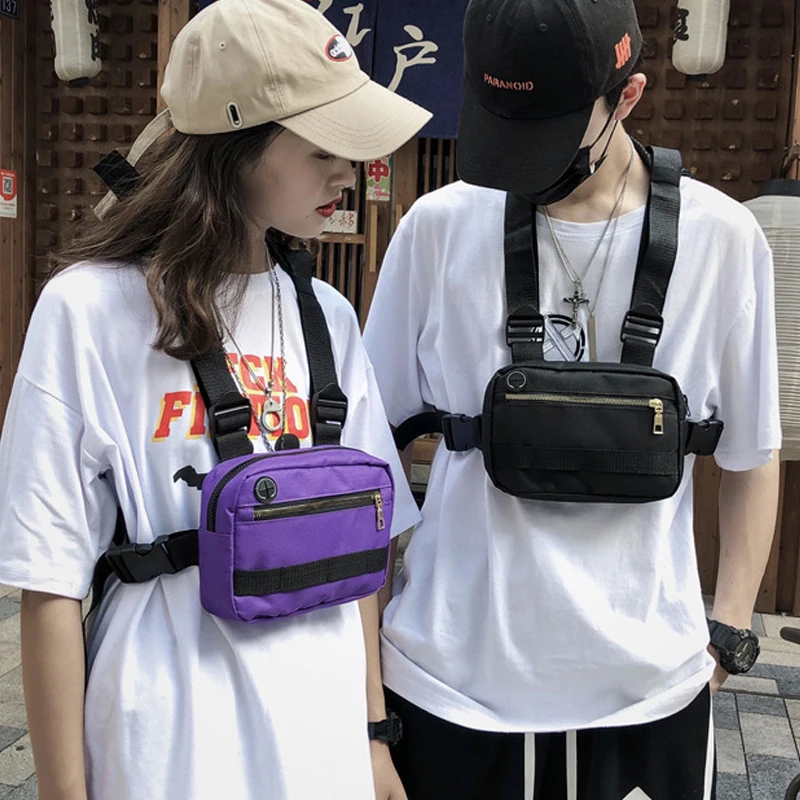 Рюкзак в стиле хип-хоп для женщин, дизайнерские индивидуальные нагрудные сумки, Повседневная Уличная тактическая сумка для наушников, женс... 
Рюкзак в стиле хип-хоп для женщин, дизайнерские индивидуальные нагрудные сумки, Повседневная Уличная тактическая сумка для наушников, женс...