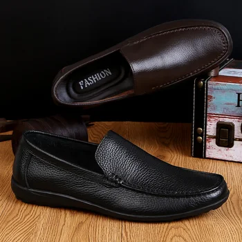 Brand New Fashion Men Loafers Genuine Leather Casual Dress Shoes High Quality Adult Moccasins Men Driving Shoes Male Footwear 
Brand New Fashion Men Loafers Genuine Leather Casual Dress Shoes High Quality Adult Moccasins Men Driving Shoes Male Footwear