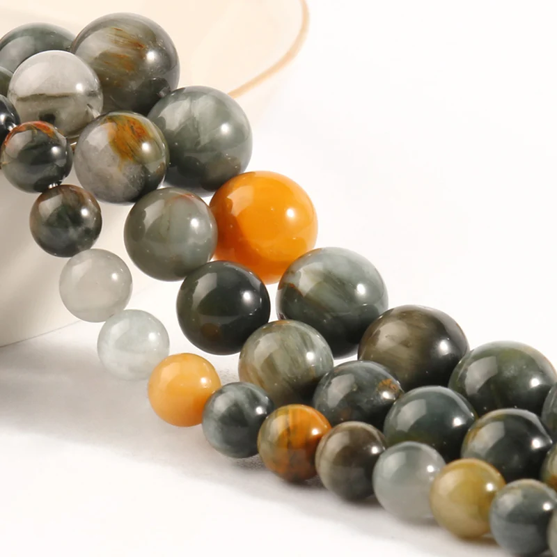 Natural Stone Hawk Eye Stone Beads Round Loose Beads For Jewelry DIY Making Bracelet Necklace Accessories 15'' 6 8 10 mm
Natural Stone Hawk Eye Stone Beads Round Loose Beads For Jewelry DIY Making Bracelet Necklace Accessories 15'' 6 8 10 mm